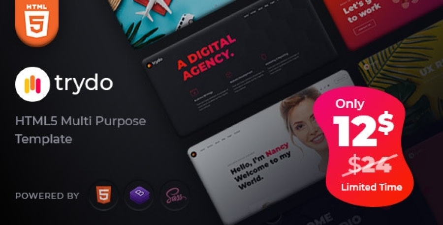 Trydo - Creative Agency &amp; Portfolio Joomla Template